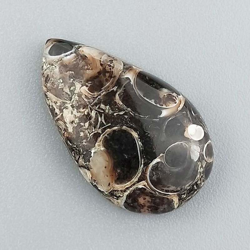 Agata Turritella Naturale Forma Goccia Piatto Cabochon Liscio Fatto a Mano 24X14X5mm 13,95 Carati 1pz Agata Turritella Naturale Forma Goccia Piatto Cabochon Liscio Fatto a Mano 24X14X5mm 13,95 Carati 1pz