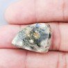 Agata Muschiata Naturale Forma Fantasia Piatto Cabochon Liscio Fatto a Mano 26x19mm 4,32gm 1pz