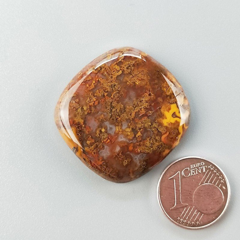 Agata Pennacchio Naturale Forma Cuscino Piatto Cabochon Liscio Fatto a Mano 28X27X5mm 8,00gm 1pz Agata Pennacchio Naturale Forma Cuscino Piatto Cabochon Liscio Fatto a Mano 28X27X5mm 8,00gm 1pz