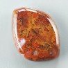 Agata Pennacchio Naturale Forma Fantasia Piatto Cabochon Liscio Fatto a Mano 25X18X6mm 4,65gm 1pz
