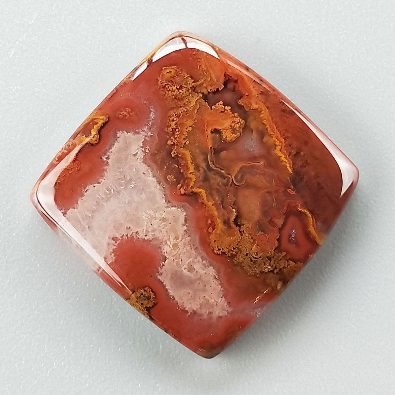Agata Pennacchio Naturale Forma Quadrato Piatto Cabochon Liscio Fatto a Mano 21X21X4mm 4,03gm 1pz Agata Pennacchio Naturale Forma Quadrato Piatto Cabochon Liscio Fatto a Mano 21X21X4mm 4,03gm 1pz