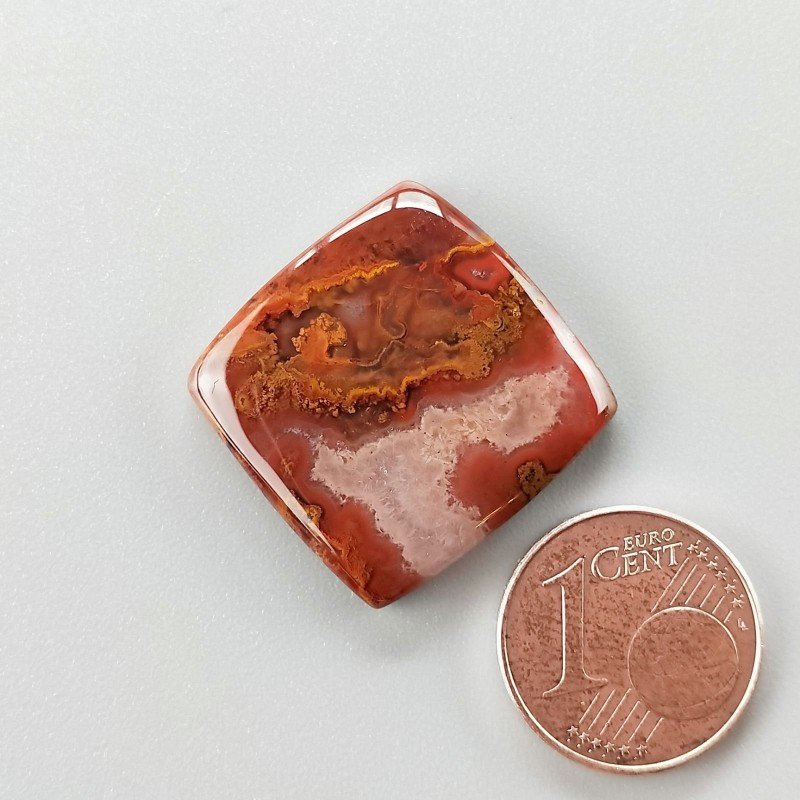 Agata Pennacchio Naturale Forma Quadrato Piatto Cabochon Liscio Fatto a Mano 21X21X4mm 4,03gm 1pz Agata Pennacchio Naturale Forma Quadrato Piatto Cabochon Liscio Fatto a Mano 21X21X4mm 4,03gm 1pz