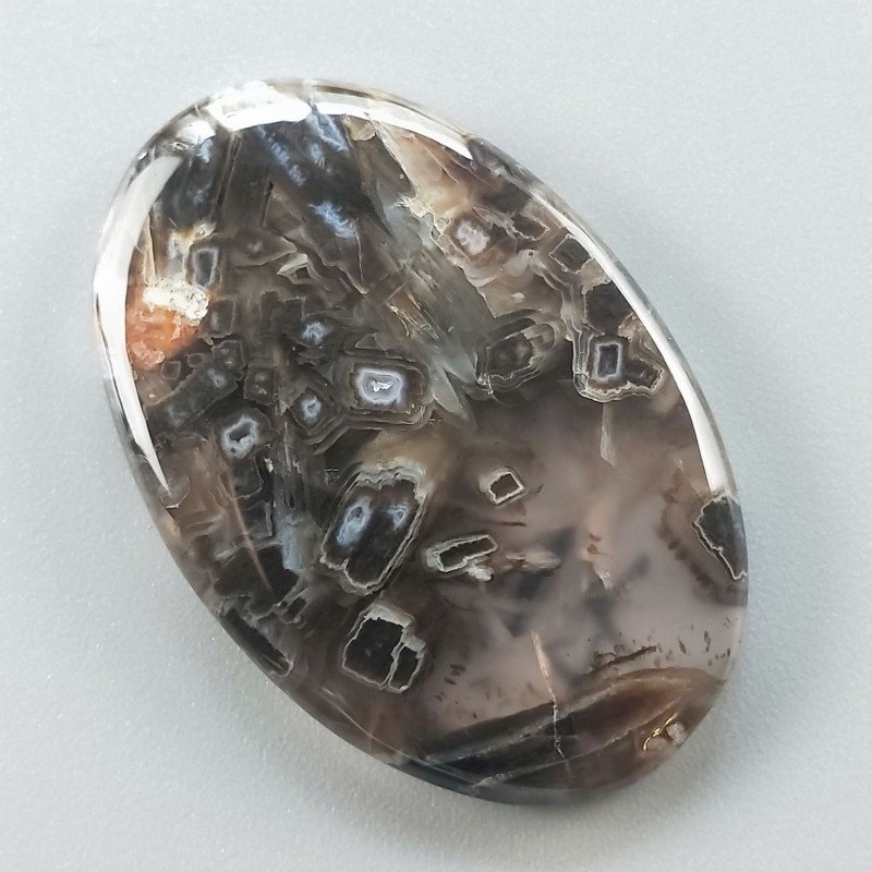 Agata Legno Turchia Naturale Forma Ovale Piatto Cabochon Liscio Fatto a Mano 40X26X5mm 8,80gm 1pz Agata Legno Turchia Naturale Forma Ovale Piatto Cabochon Liscio Fatto a Mano 40X26X5mm 8,80gm 1pz