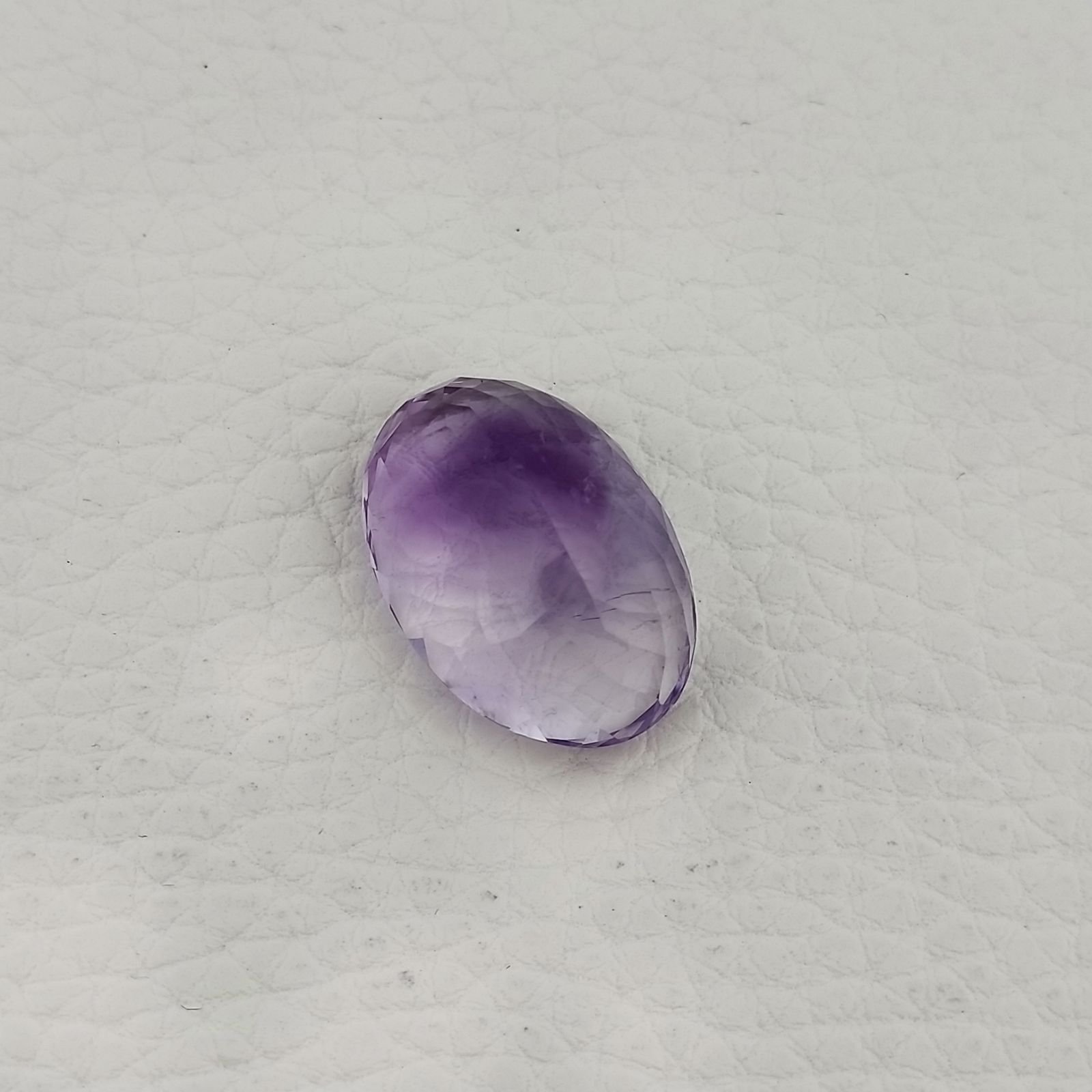 Ametista Naturale Taglio Ovale Sfaccettata Fatto a Mano Gemma Sciolta 16X22X11mm 25,90 Carati 1pz