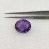 Ametista Naturale Taglio Ovale Sfaccettata Fatto a Mano Gemma Sciolte 18X15X12mm 25,15 Carati 1pz