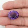 Ametista Naturale Taglio Ovale Sfaccettata Fatto a Mano Gemma Sciolte 18X15X12mm 25,15 Carati 1pz