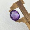 Ametista Naturale Taglio Ovale Sfaccettata Fatto a Mano Gemma Sciolte 18X15X12mm 25,15 Carati 1pz