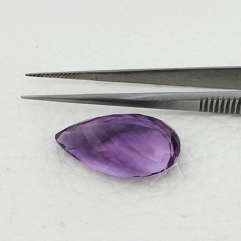 Ametista Naturale Taglio Goccia Sfaccettata Fatto a Mano Gemma Sciolte 26X15X10mm 24,45 Carati 1pz Ametista Naturale Taglio Goccia Sfaccettata Fatto a Mano Gemma Sciolte 26X15X10mm 24,45 Carati 1pz
