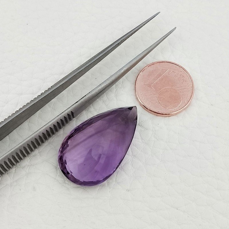 Ametista Naturale Taglio Goccia Sfaccettata Fatto a Mano Gemma Sciolte 26X15X10mm 24,45 Carati 1pz Ametista Naturale Taglio Goccia Sfaccettata Fatto a Mano Gemma Sciolte 26X15X10mm 24,45 Carati 1pz