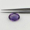 Ametista Naturale Taglio Ovale Sfaccettata Fatto a Mano Gemma Sciolta 15X21X10,3mm 21,90 Carati 1pz