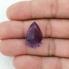 Ametista Naturale Taglio Goccia Sfaccettata Fatto a Mano Gemma Sciolte 22X14X11mm 20,90 Carati 1pz
