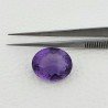 Ametista Naturale Taglio Ovale Sfaccettata Fatto a Mano Gemma Sciolte 18X15X10mm 18,85 Carati 1pz