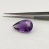 Ametista Naturale Taglio Goccia Sfaccettata Fatto a Mano Gemma Sciolte 22X14X9mm 17,95 Carati 1pz