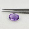 Ametista Naturale Taglio Ovale Sfaccettata Fatto a Mano Gemma Sciolta 14,5X20X8,70mm 16,55 Carati 1pz
