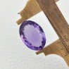 Ametista Naturale Taglio Ovale Sfaccettata Fatto a Mano Gemma Sciolta 14,5X20X8,70mm 16,55 Carati 1pz