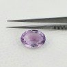 Ametista Naturale Taglio Ovale Sfaccettata Fatto a Mano Gemma Sciolta 14X19X8,7mm 15,10 Carati 1pz