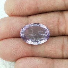 Ametista Naturale Taglio Ovale Sfaccettata Fatto a Mano Gemma Sciolta 14X19X8,7mm 15,10 Carati 1pz Ametista Naturale Taglio Ovale Sfaccettata Fatto a Mano Gemma Sciolta 14X19X8,7mm 15,10 Carati 1pz