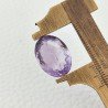 Ametista Naturale Taglio Ovale Sfaccettata Fatto a Mano Gemma Sciolta 14X19X8,7mm 15,10 Carati 1pz