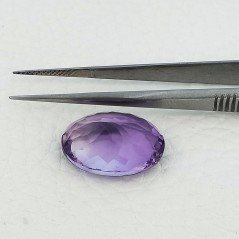 Ametista Naturale Taglio Ovale Sfaccettata Fatto a Mano Gemma Sciolta 14X19X9mm 14,20 Carati 1pz Ametista Naturale Taglio Ovale Sfaccettata Fatto a Mano Gemma Sciolta 14X19X9mm 14,20 Carati 1pz