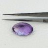 Ametista Naturale Taglio Ovale Sfaccettata Fatto a Mano Gemma Sciolta 14X19X9mm 14,20 Carati 1pz