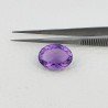 Ametista Naturale Taglio Ovale Sfaccettata Fatto a Mano Gemma Sciolta 13X18X8,5mm 12,35 Carati 1pz