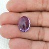 Ametista Naturale Taglio Ovale Sfaccettata Fatto a Mano Gemma Sciolta 13X18X8,5mm 12,35 Carati 1pz