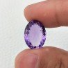 Ametista Naturale Taglio Ovale Sfaccettata Fatto a Mano Gemma Sciolta 13X18X8,5mm 12,35 Carati 1pz