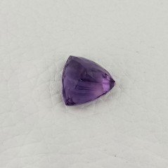 Ametista Naturale Taglio Trillion Sfaccettata Fatto a Mano Gemma Sciolta 14X14X10mm 10,85 Carati 1pz