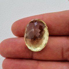 Quarzo Limone Naturale Taglio Ovale Sfaccettato a Mano Gemma Sciolta 24x18x13mm 33,75 Carati 1pz Quarzo Limone Naturale Taglio Ovale Sfaccettato a Mano Gemma Sciolta 24x18x13mm 33,75 Carati 1pz