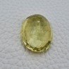 Quarzo Limone Naturale Taglio Ovale Sfaccettato a Mano Gemma Sciolta 21x28mm 41.15 Carati 1pz