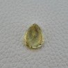 Quarzo Limone Naturale Taglio Goccia Sfaccettato a Mano Gemma Sciolta 15X20X9,6mm 14.85 Carati 1pz