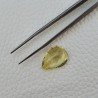 Quarzo Limone Naturale Taglio Goccia Sfaccettato a Mano Gemma Sciolta 15X20X9,6mm 14.85 Carati 1pz