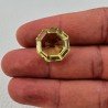 Quarzo Limone Naturale Taglio Ottagono Sfaccettato a Mano Gemma Sciolta 17X17X9mm 18,15 Carati 1pz