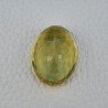 Quarzo Limone Naturale Taglio Ovale Sfaccettato a Mano Gemma Sciolta 32x23x16mm 66,20 Carati 1pz