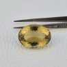 Quarzo Limone Naturale Taglio Ovale Sfaccettato a Mano Gemma Sciolta 30x21x15mm 55,00 Carati 1pz