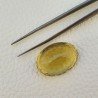 Quarzo Limone Naturale Taglio Ovale Sfaccettato a Mano Gemma Sciolta 30x21x15mm 55,00 Carati 1pz