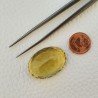 Quarzo Limone Naturale Taglio Ovale Sfaccettato a Mano Gemma Sciolta 30x21x15mm 55,00 Carati 1pz