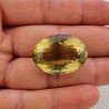 Quarzo Limone Naturale Taglio Ovale Sfaccettato a Mano Gemma Sciolta 30x21x15mm 55,00 Carati 1pz