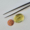 Quarzo Limone Naturale Taglio Ovale Sfaccettato a Mano Gemma Sciolta 28x22x16mm 60,30 Carati 1pz