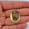 Quarzo Limone Naturale Taglio Ovale Sfaccettato a Mano Gemma Sciolta 28x22x16mm 60,30 Carati 1pz