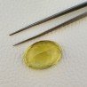 Quarzo Limone Naturale Taglio Ovale Sfaccettato a Mano Gemma Sciolta 31x23x16mm 65,40 Carati 1pz