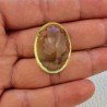 Quarzo Limone Naturale Taglio Ovale Sfaccettato a Mano Gemma Sciolta 31x23x16mm 65,40 Carati 1pz