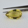 Quarzo Limone Naturale Taglio Goccia Sfaccettato a Mano Gemma Sciolta 31X19X15mm 54,70 Carati 1pz