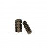 Distanziatore In Ottone Forma Barretta 4 Fili Ethnico Ossidato 04X16mm-Argentato 1pz
