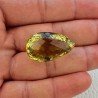Quarzo Limone Naturale Taglio Goccia Sfaccettato a Mano Gemma Sciolta 31X19X15mm 54,70 Carati 1pz