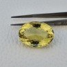 Quarzo Limone Naturale Taglio Ovale Sfaccettato a Mano Gemma Sciolta 28x20x13mm 41,60 Carati 1pz