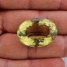 Quarzo Limone Naturale Taglio Ovale Sfaccettato a Mano Gemma Sciolta 28x20x13mm 41,60 Carati 1pz