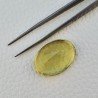 Quarzo Limone Naturale Taglio Ovale Sfaccettato a Mano Gemma Sciolta 29x21x14mm 51,20 Carati 1pz