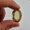 Quarzo Limone Naturale Taglio Ovale Sfaccettato a Mano Gemma Sciolta 26x19x13mm 39,60 Carati 1pz