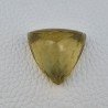 Quarzo Limone Naturale Taglio Trillion Sfaccettato a Mano Gemma Sciolta 36x36x19mm 129,35 Carati 1pz